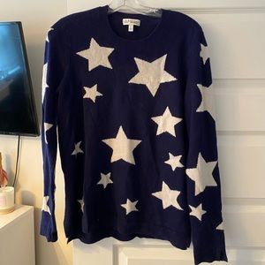 Neiman Marcus Cashmere Star Sweater